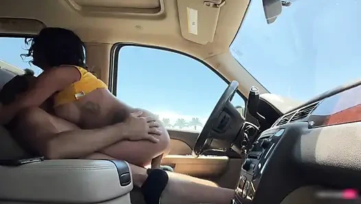 Fuck me Harder, I don't Care who Drives past