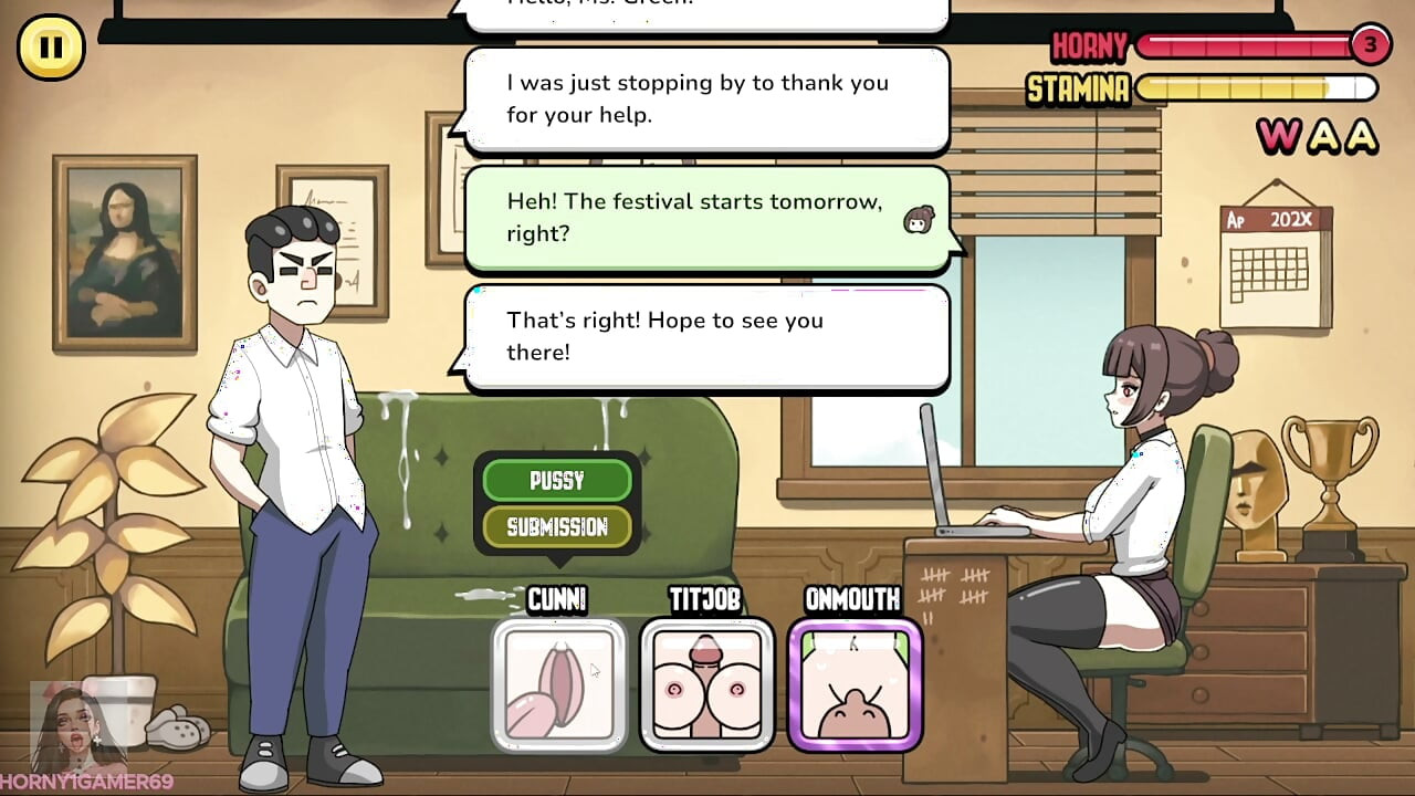 Hot Detention Teacher teaches them a lesson