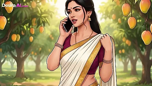 Mango Owner Pounds Indian Girl’s Pussy Until She Creams- AI Generated