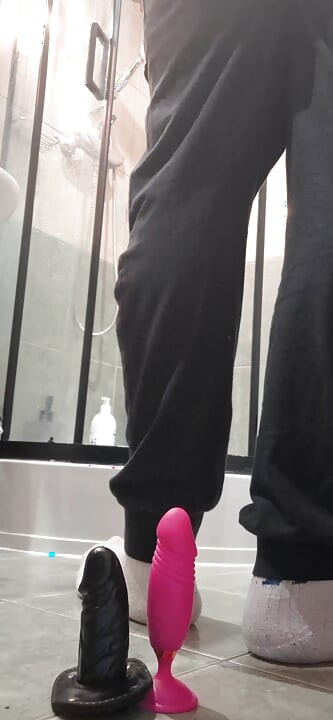 Husband Playing with His Tight Virgin Holes with Anal and Toys part 1