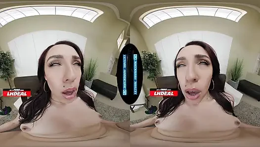 LETHAL HARDCORE VR - Sexy Latina Squirts In Your Face From Her Beautiful Hairy Pussy