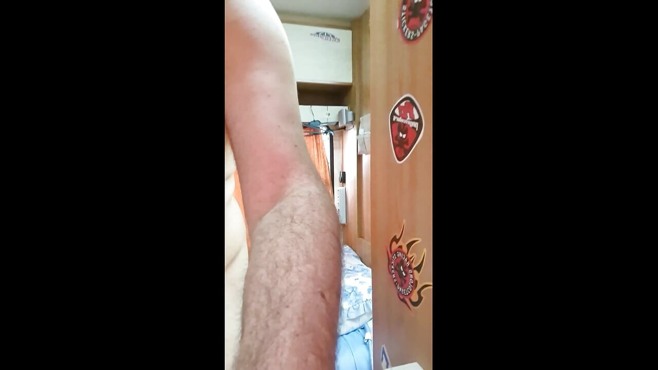 All naked with my cock