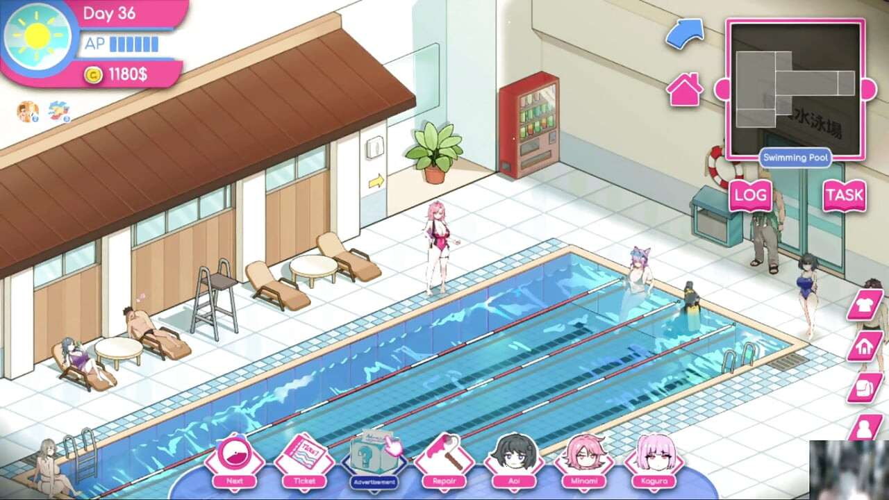 פרק 6! משחק Lifeguard Holic! NTR! הסיום! אני מזיין שלוש בחורות חמות על סירה!
