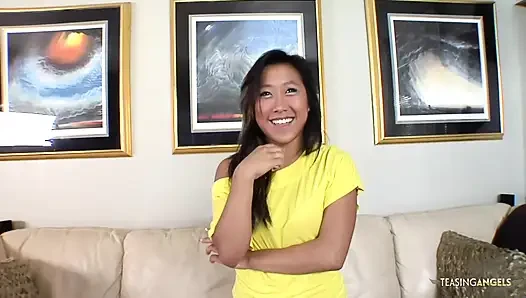 Exuding self-assurance, this Asian woman adorned her attractive face with a substantial amount of genitalia