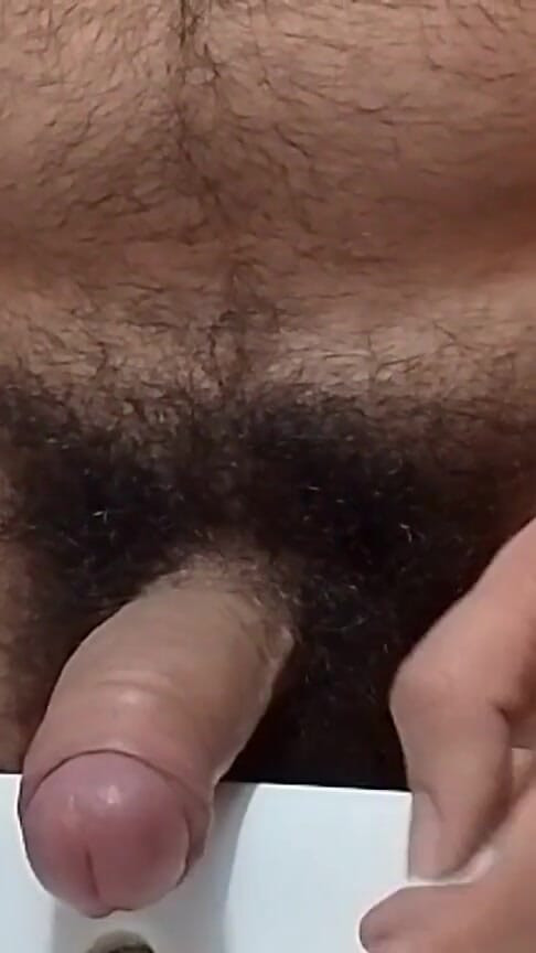 FUCKING MY SINK TIL I CUM, UNCUT HAIRY SPANISH COCK | Clip 3