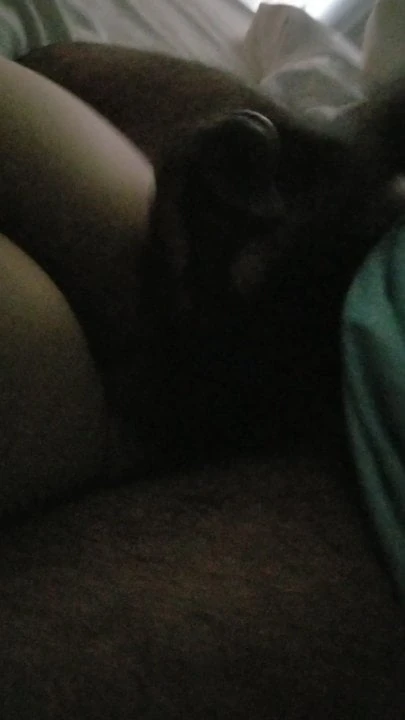 Cumming on wife's ass 3