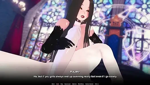 İblis prenses büyük yarağımla oynuyor