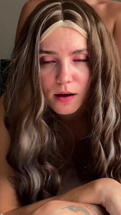 Emotional moment from "My Neighbor Came to Complain About Noise And Left Me With Wet Panties"