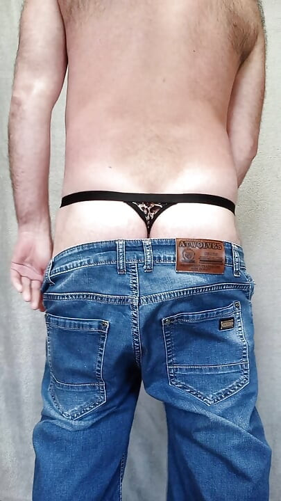 Leopard Thongs Are Exciting )