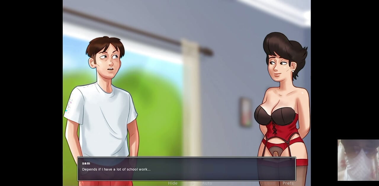 SOMMERZEIT SAGA !! HEIßE MILF-SCHWIEGERMUTTER, SEX-SEX!