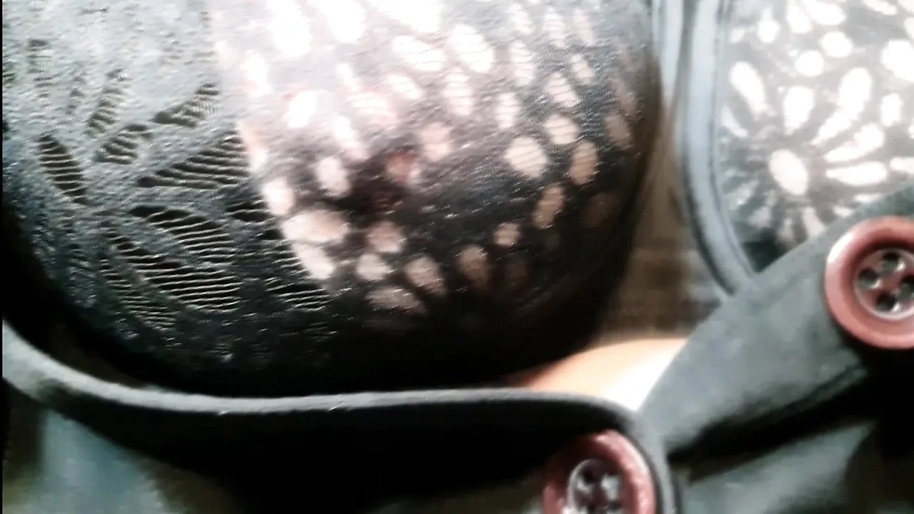My big hard nipples want to rip my bra off