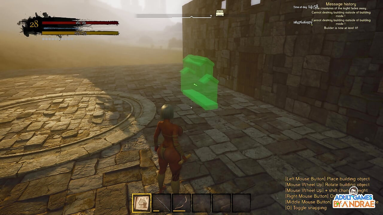 EP7: Building the Stone House Kitchen, Bed & Bath in Wicked Island (Gameplay)