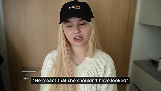 Fucked the Hot Courier Girl and Took the Package for Free
