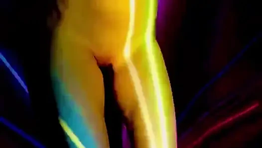 Naked disco girl