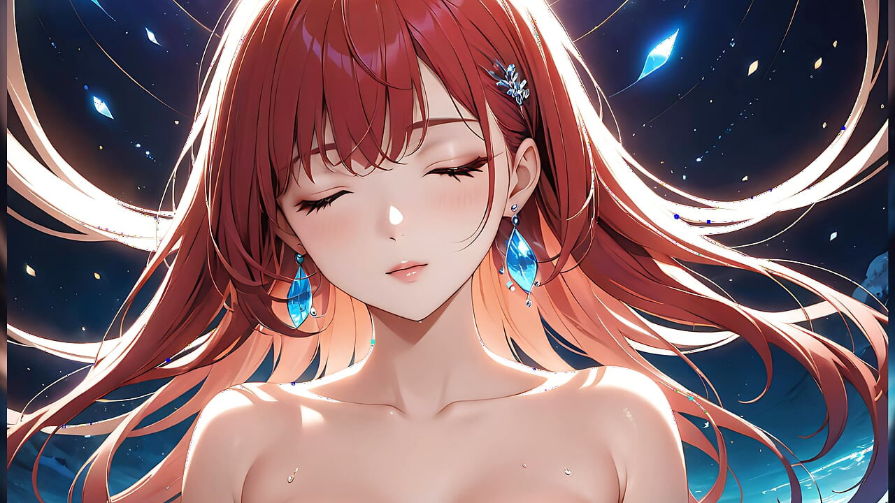 Inner Glow: a Beautiful Young Woman Radiating Soft Light