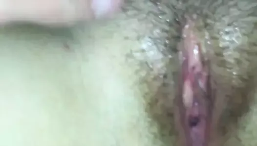 Close-up POV cream cum after nightclub – WET