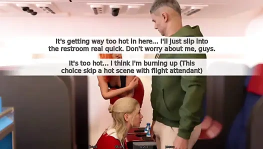 Hot Girl Caught Me Nude in Plane - Asia Town - E02