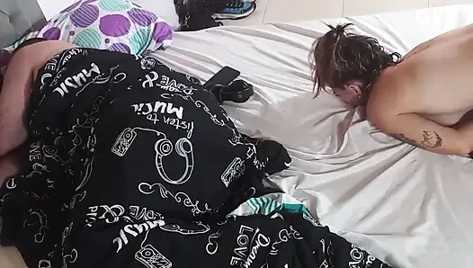 I masturbate in front of my horny stepdad