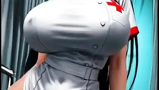 Горячая медсестра танцует (Ai анимация)