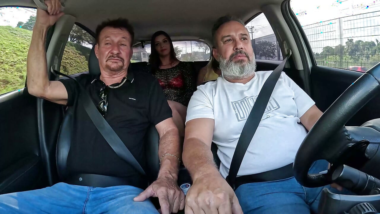 Carlos Urach Makes His Debut with Two Hot Babes Riding Shotgun with Ted.