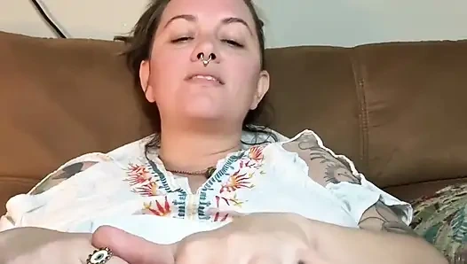 Rauchende fetisch-MILF-masturbation