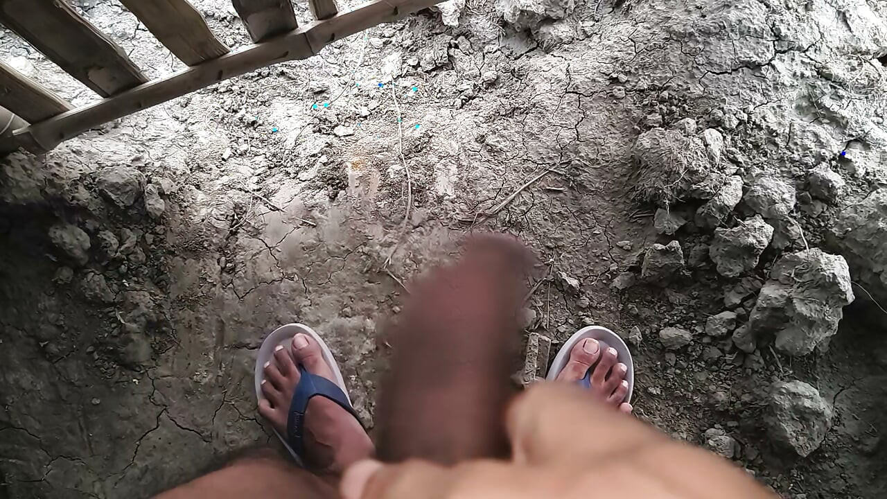 Village boy's beautiful legs and sexy penis