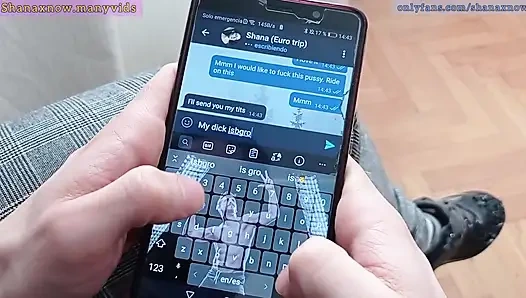 I texted for fuck, BJ & lick cumshot