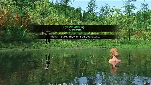 Step Sister Having Fun With Stepbro In The Lake Water