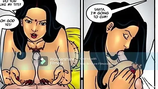 Savita bhabhi aur annie ki gaand faad chudai.