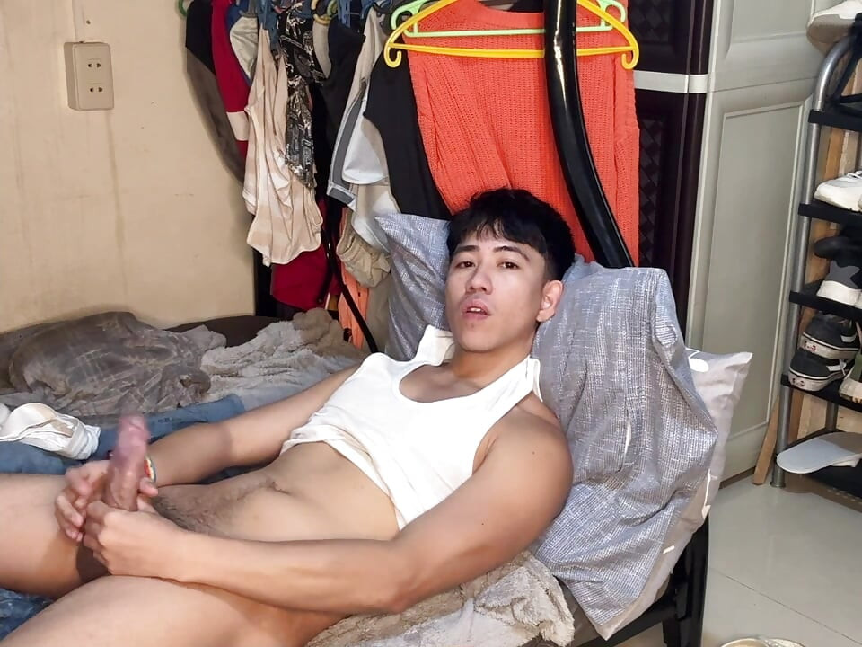 Jacking off while alone in my room and rainy
