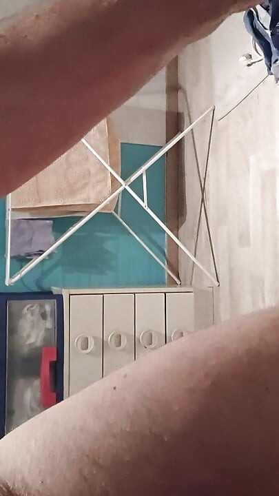 I cum on my teddy bear after making my cock dance