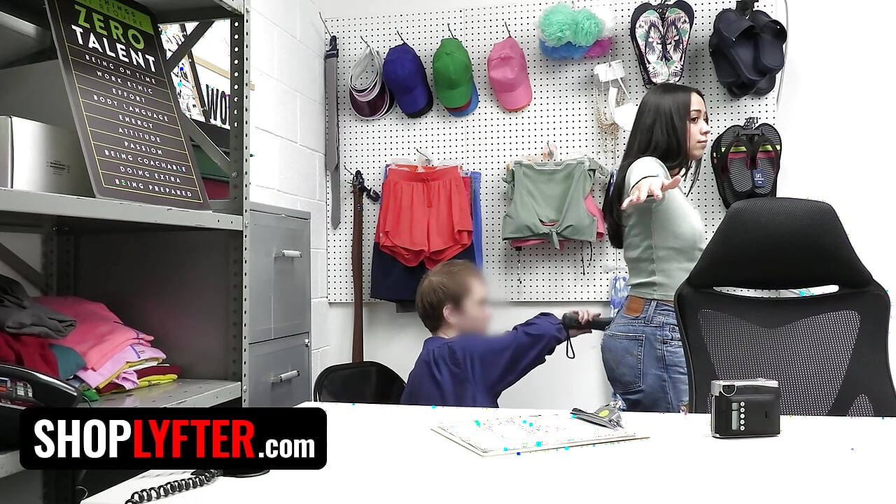 Hot Teen Dania Vegax Caught Shoplifting And Punished