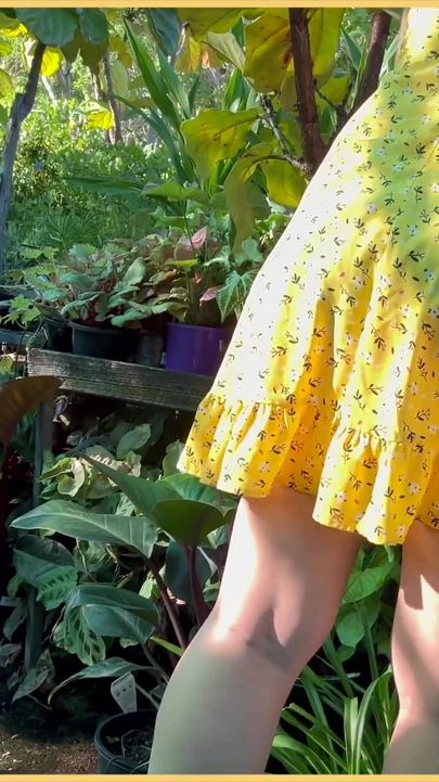 Epic moment from "Wifey heads out in a cute summer dress braless and looks amazing with her blonde hair."