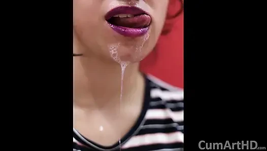 Подборка спермы на лицо 1