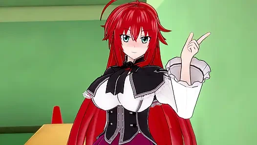 Seks rias gremory di perpustakaan - serial dxd ntr madness