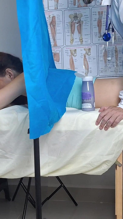 Cuckold Takes Wife to Have Her Ass Examined at the Gynecologist