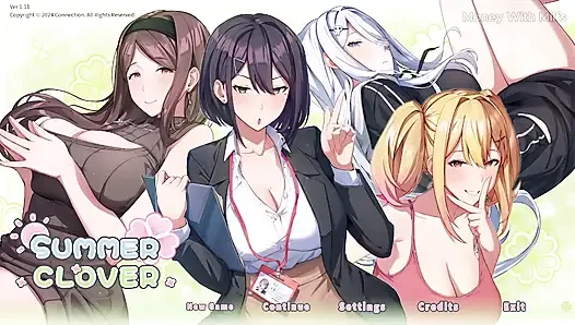 Мы много трахаемся ночью у неё дома, мастурбируя // Summer Clover #8