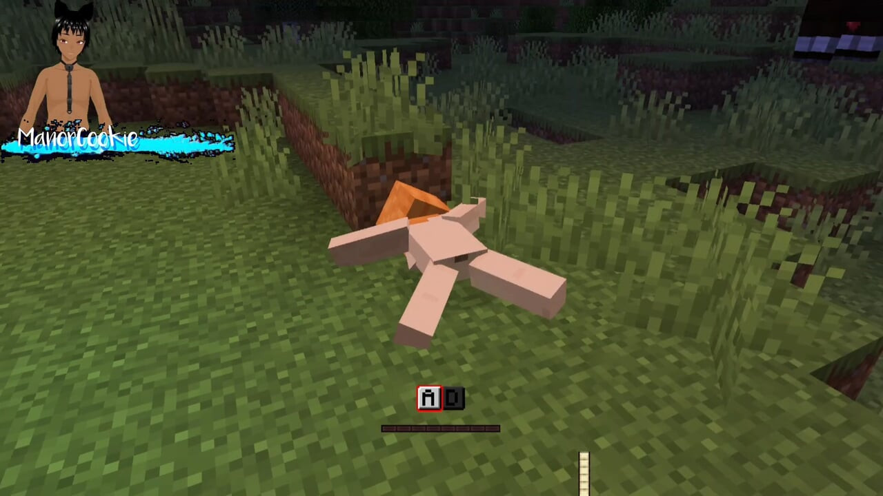 Minecraft mod Needs of Nature - Steve and alex masturbating and showing off some features! Like Cum!