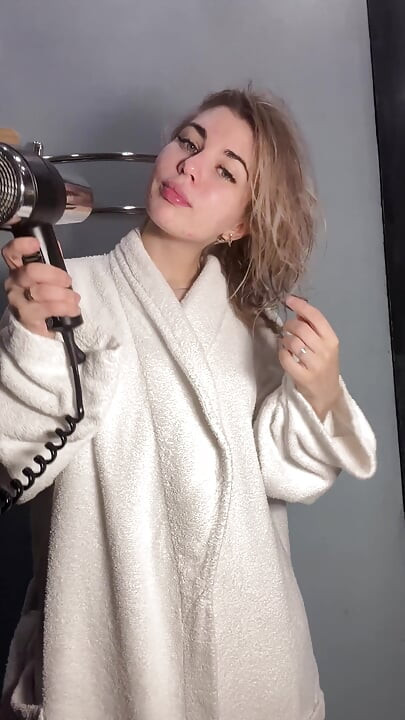 Blow-drying My Hair