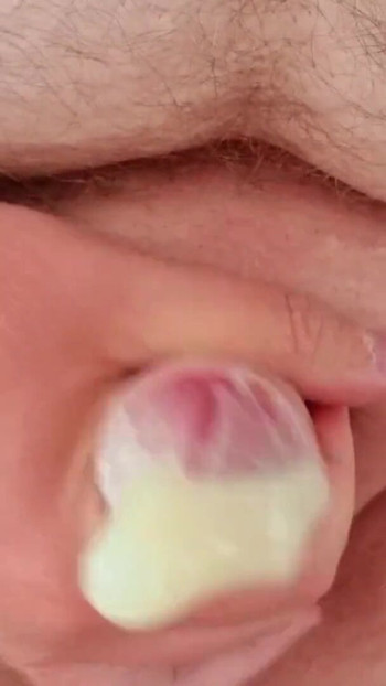 Epic moment from "Giant load of cum! Cumshot After three weeks of not wanking"