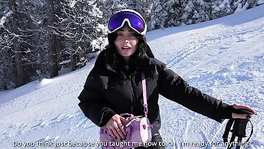 Kayak hocası derslerden sonra seksi dövmeli kızı domaltarak sikiyor