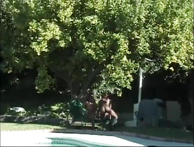 Big boobs black lesbians pussy licking fingering in the garden