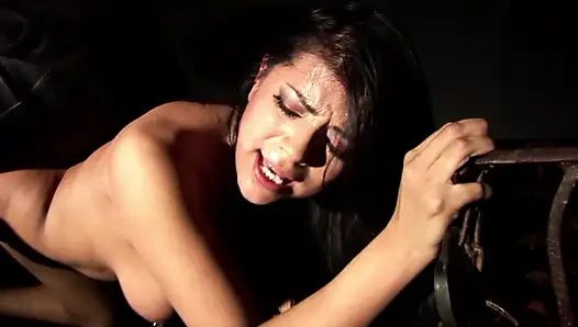 Fetish Fuck for a Submissive and Tied up Girl in Red Lingerie