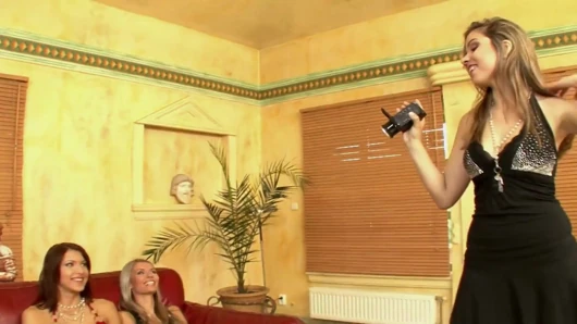 Watch This Lesbian Session with Stunning French Sluts Who Are Playing with Strapon