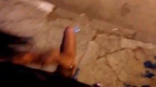 Public Masturbation on street