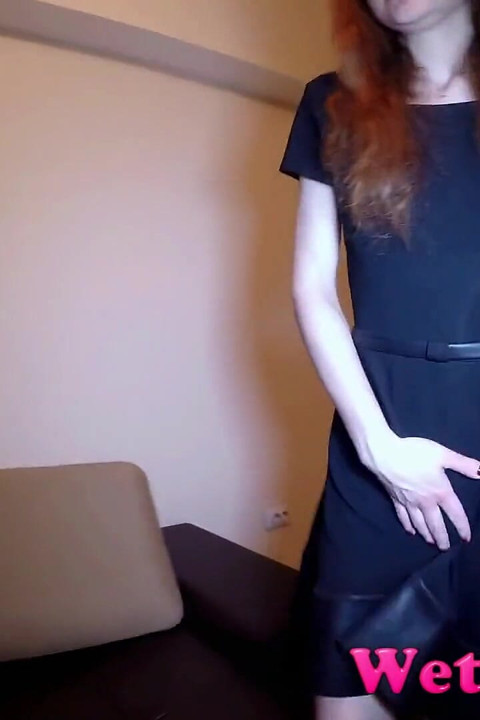 Desperate to pee, releases herself in the livingroom