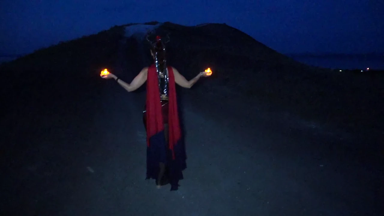 With Candles on a Hill Top