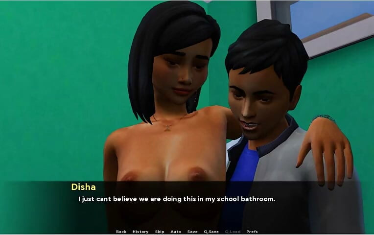 Insimology - Gameplay - Roleplay - Stepbrother Tooks Virginity of Stepsister at Bathroom