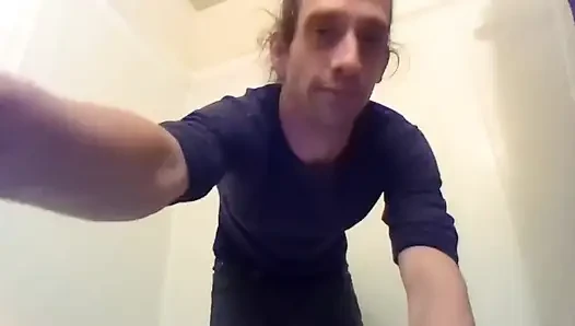 Cute Transgirl Pissing Jeans Intentionally for First Time; Fully Clothed