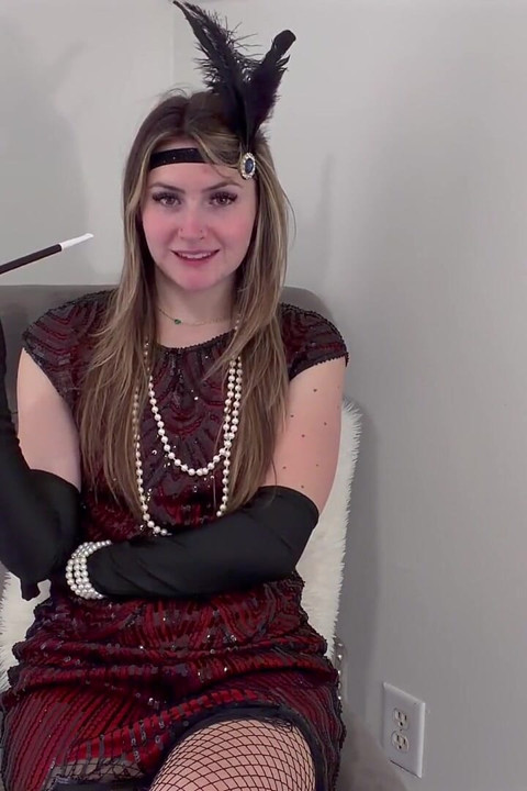 London Evans' Roaring '20s Jerk off Instruction 4K POV Temptation Awaits!